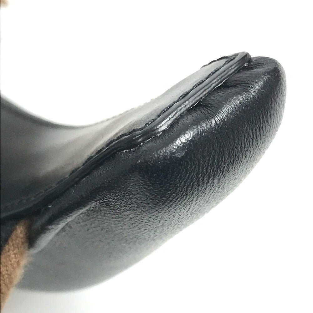 BURBERRY 8060168 ヘッドバンド付き カチューシャ チェック 帽子 キャップ帽 ベースボール キャップ レザー ユニセックス ブラウン