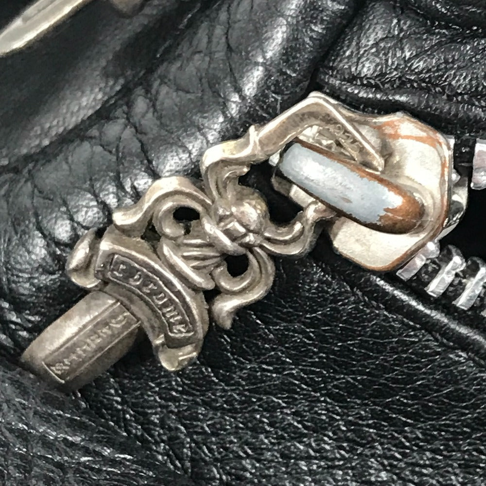 CHROME HEARTS SNAT PACK Sling Bag Waist Pouch Waist Bag Bag Body Bag Leather Men's Black