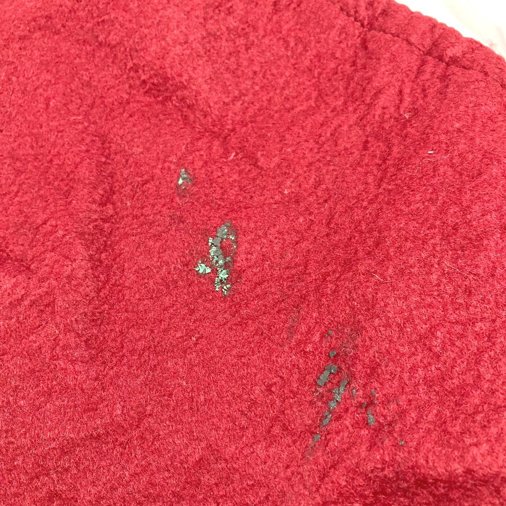 CARTIER マストライン ロゴ カバン 肩掛け トートバッグ ビジネスバッグ ショルダーバッグ レザー ユニセックス ワインレッド