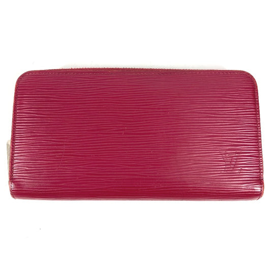LOUIS VUITTON M60305 エピ ジッピーウォレット ロングウォレット ラウンドファスナー 長財布 エピレザー レディース フューシャ パープルピンク系