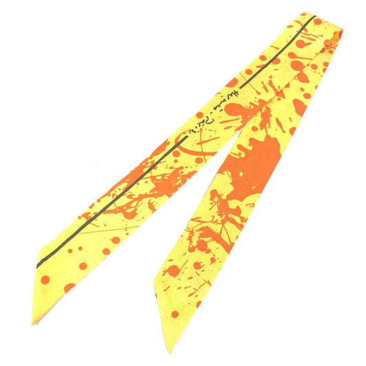 HERMES ツイリー ツィリー バンドースカーフ アクセサリー スカーフ シルク レディース オレンジ