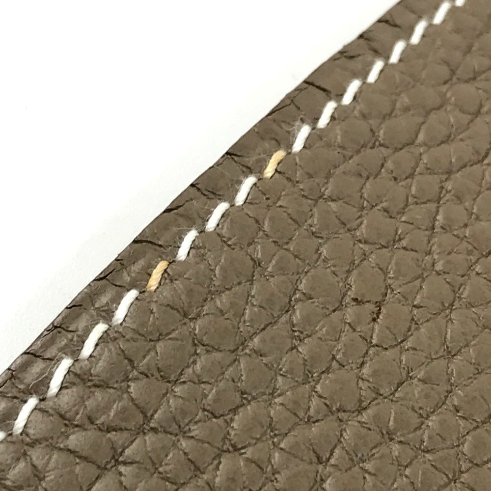 HERMES ミーズエルランスデスク パンチングロゴ Hロゴ ミーズ エ ルランス デスク 特大 インテリア シート 雑貨 トリヨン ユニセックス エトゥープ グレー