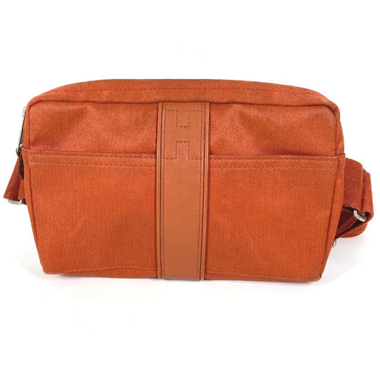 HERMES Acapulco Ceinture Cabas Cross Shoulder Bag Waist Bag Body Bag Polyamide Women's Orange