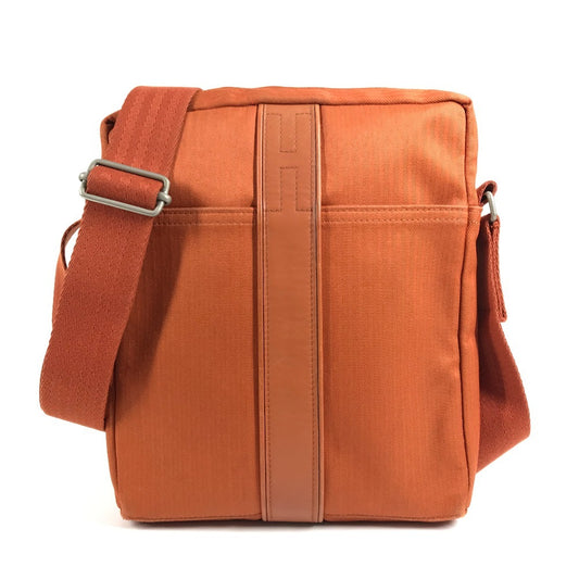 HERMES Acapulco Bandouliere Bag Crossbody Pochette Shoulder Bag Canvas Women's Orange