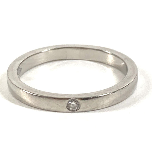 CARTIER 1P ダイヤ ダイヤモンド アクセサリー ジュエリー プラチナ リング・指輪 Pt950 レディース シルバー