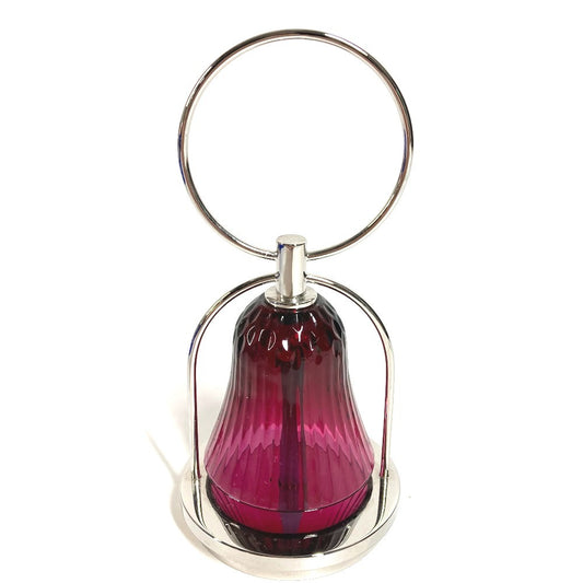 HERMES 101735 Saint-Louis Luciole Apollo Lantern Motif Lamp Interior Table Lamp Objet Crystal Glass Unisex Red