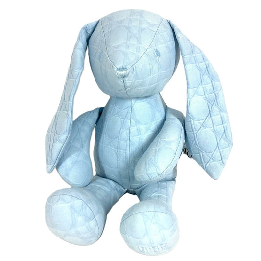 Dior ベビー BABY 赤ちゃん キッズ カナージュ ロゴ うさぎ ラビット バニー 人形 インテリア ぬいぐるみ コットン レディース ブルー