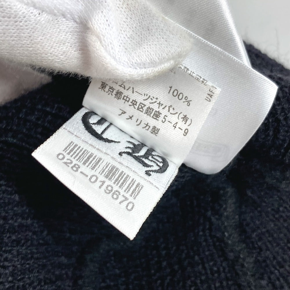 CHROME HEARTS horseshoe logo beanie hat knit hat knit cap Knit hat wool Black/White Used