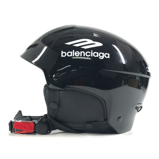 BALENCIAGA 777477 Snow, snowboarding, skiing Logo Briko Skiwear helmet Black Used