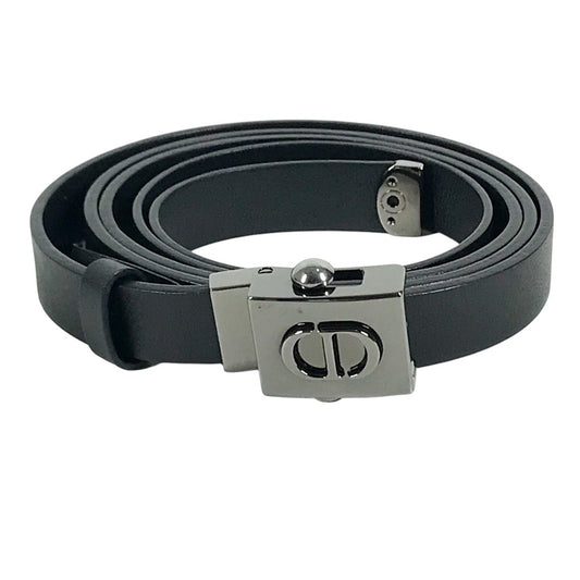 Dior CD logo Gacha Belt belt Leather Used