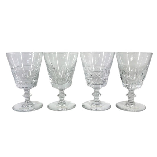 HERMES Saint Louis STLOUIS Queen's Hall Glass Set (Set of 4) Glasses, cups, and tableware (set of 4) glass Glass clear Used