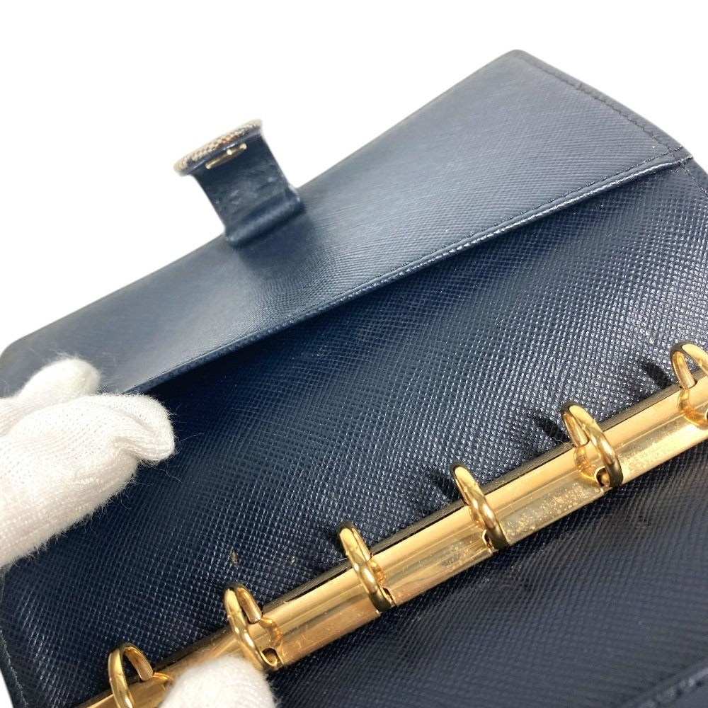LOUIS VUITTON R20910 Monogram mini AgendaPM Agenda PM System planner with card pockets, bi-fold stationery. Notebook cover Monogram Mini Canvas blue Used