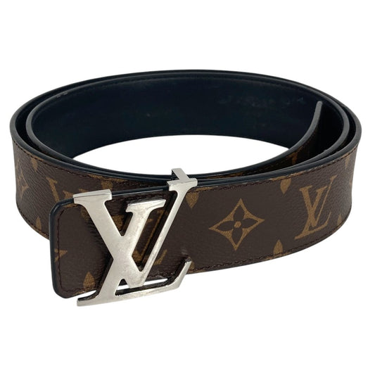 LOUIS VUITTON M9821S Monogram LV Initials Monogram Belt, 40mm Belt for bottoms belt MonogramCanvas Black Used
