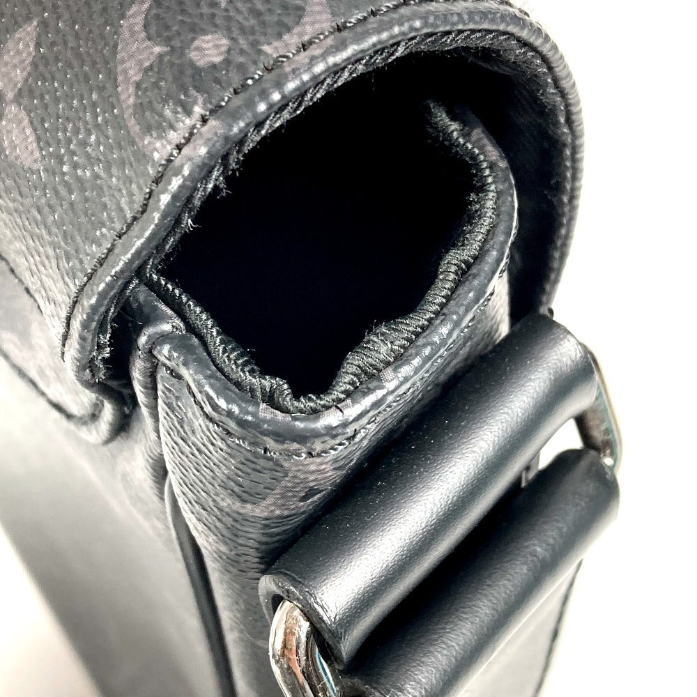 LOUIS VUITTON M44000 モノグラムエクリプス ディストリクト PM NM カバン 斜め掛け メッセンジャーバッグ フラップ ショルダーバッグ モノグラムエクリプスキャンバス ユニセックス ブラック