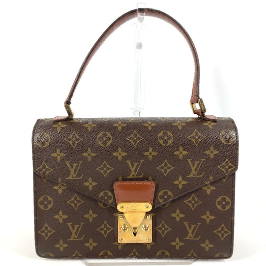 LOUIS VUITTON M51187 モノグラム モンソー26 モンソー 26 カバン フラップ 書類バッグ ビジネスバッグ ハンドバッグ モノグラムキャンバス ユニセックス ブラウン