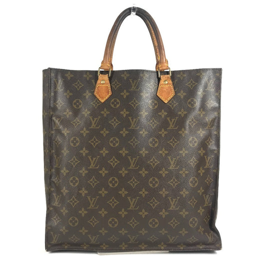 LOUIS VUITTON M51140 モノグラム サックプラ カバン トートバッグ 縦型トート ハンドバッグ モノグラムキャンバス ユニセックス ブラウン