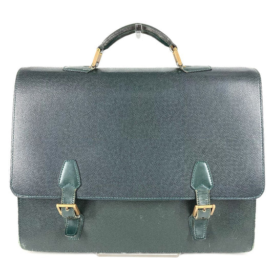 LOUIS VUITTON M30084 タイガ タシュケント カバン ハンドバッグ 書類バッグ ブリーフケース ビジネスバッグ タイガレザー ユニセックス エピセア グリーン