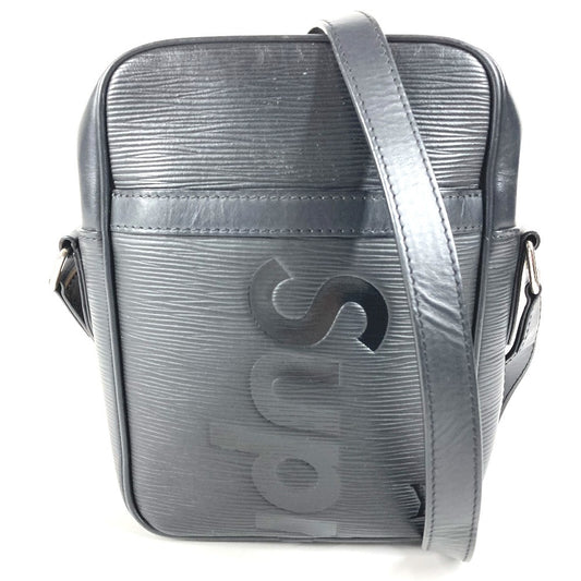 LOUIS VUITTON M53431 エピ Supreme シュプリーム コラボ ダヌーブ カバン 斜め掛け ポシェット ショルダーバッグ エピレザー ユニセックス ノワール ブラック