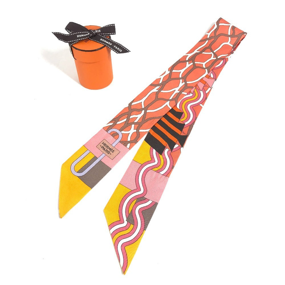 HERMES ツイリー ツィリー バンドースカーフ アクセサリー スカーフ シルク レディース マルチカラー