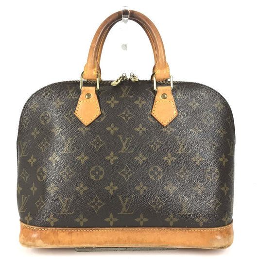 LOUIS VUITTON M51130 Monogram Alma Bag Tote Bag Hand Bag MonogramCanvas Brown Used