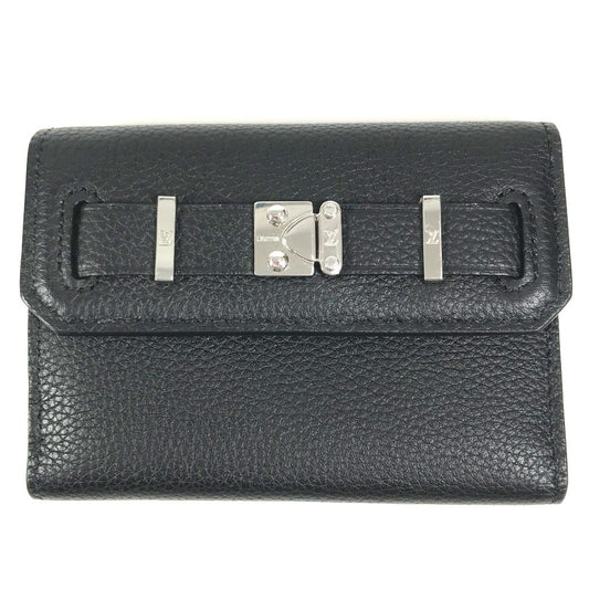 LOUIS VUITTON M25965 Georges Wallet Wallet Compact Wallet Trifold wallet Black Used