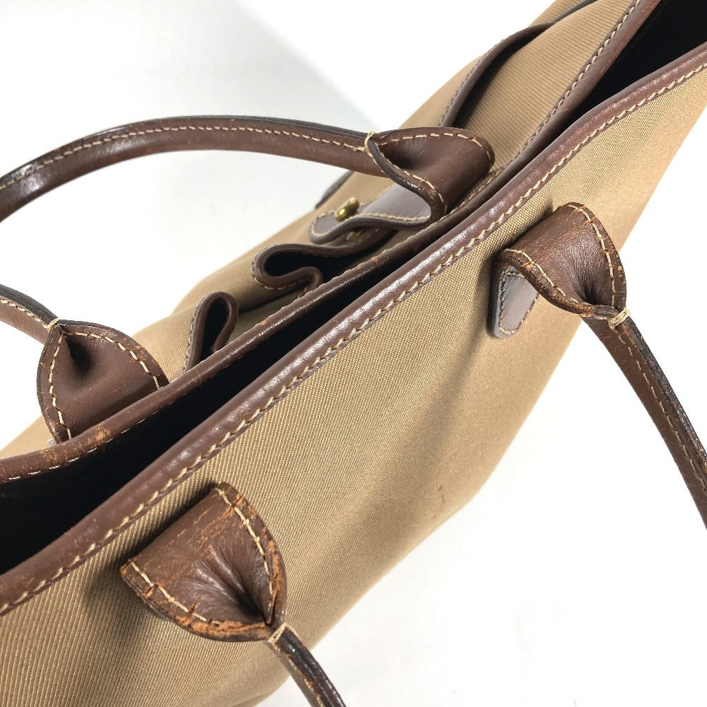 HUNTING WORLD logo Shoulder Bag Tote Bag Shoulder Bag Leather/Canvas khaki Used