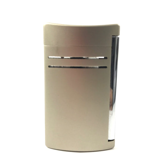 STDupont Turbo Lighter, Logo, Smoking Accessory, Aluminum, Unisex, Gold