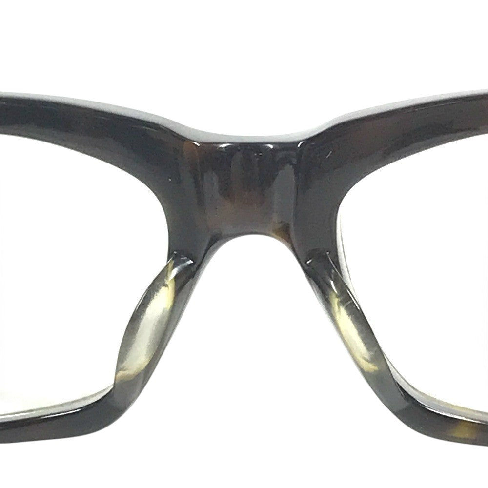 CHROME HEARTS SPLAT-A Tortoiseshell Pattern Non-Prescription Eyeglasses (Fashion Glasses) glasses Plastic Brown Used