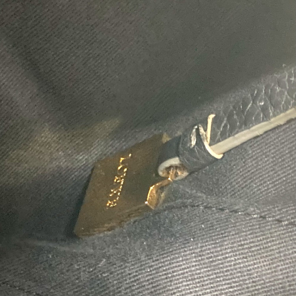 LOEWE アナグラム カバン 肩掛け ハンドバッグ ゴールド金具 トートバッグ キャンバス/レザー レディース ブラック - brandshop-reference