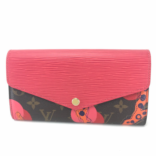 LOUIS VUITTON M60938 Monogram Epi Portefeuille Sarah 2015 Summer Collection Ramage Bifold Wallet Monogram Canvas Women's Multicolor