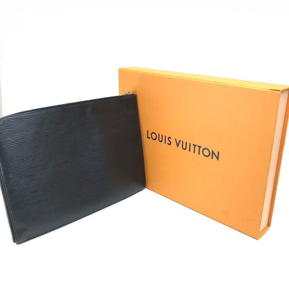 LOUIS VUITTON M64153 エピ ポシェット ジュール GM NM カバン クラッチバッグ セカンドバッグ エピレザー メンズ ノワール ブラック