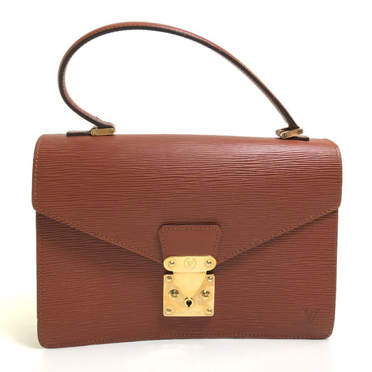 LOUIS VUITTON M52133 Epi Concorde Business Bag Handbag in Epi Leather, Brown