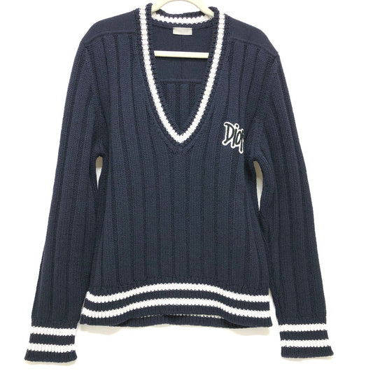 Dior 033M630AT171 ロゴ ショーンステューシー 長袖 ニット セーター ウール メンズ - brandshop-reference