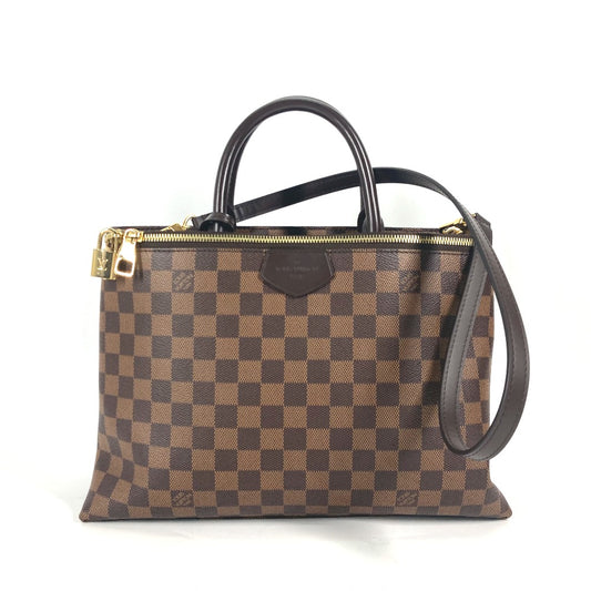 LOUIS VUITTON N41582 ダミエ ブロンプトン 2WAY ショルダーバッグ 肩掛け トートバッグ ハンドバッグ ダミエキャンバス レディース - brandshop-reference