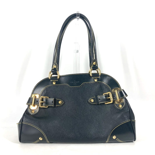 LOUIS VUITTON M95623 Suhali Studded Radiu Shoulder Bag/Handbag in Suhali Leather, Women's, Noir Black