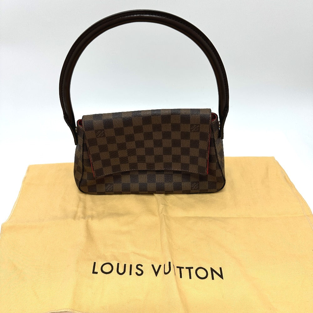 LOUIS VUITTON N51158 ダミエ ミニルーピング SPO スペシャルオーダー ショルダーバッグ カバン トートバッグ ダミエキャンバス レディース エベヌ ブラウン