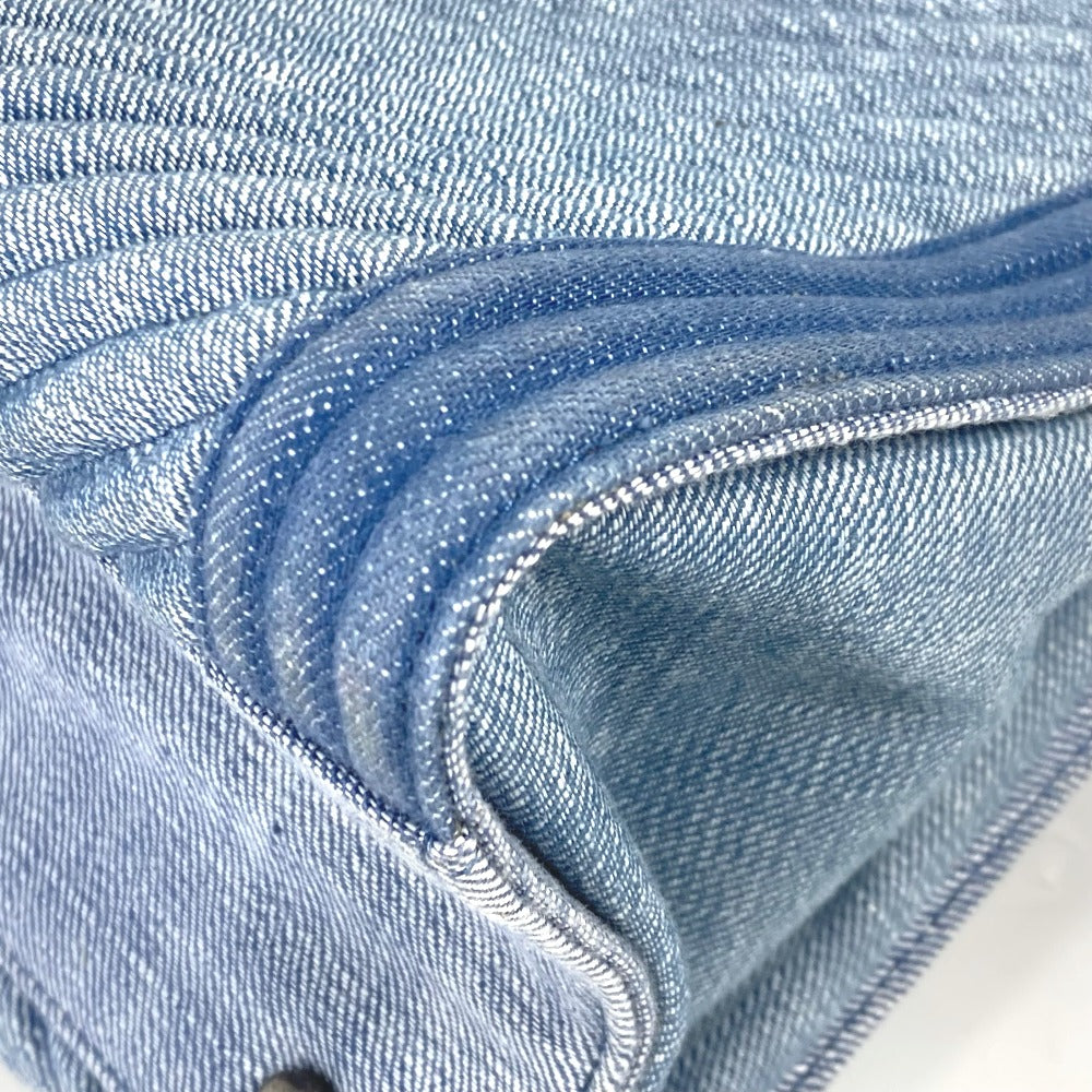 CHANEL ボーイシャネル Vステッチ カバン ショルダーバッグ トートバッグ キャンバス レディース ブルー系 - brandshop-reference