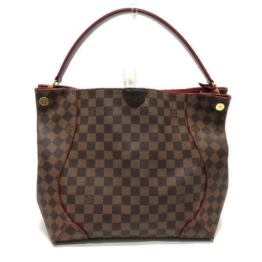 LOUIS VUITTON N41556 Damier Kaisa Hobo Shoulder Bag in Damier Canvas, Brown, for Women