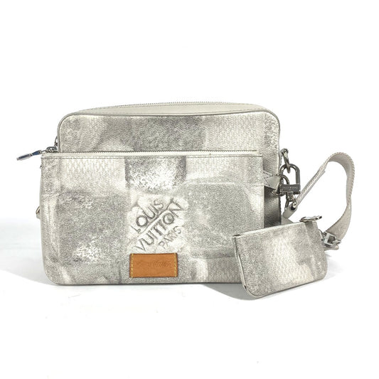 LOUIS VUITTON N50068 ダミエソルト トリオ メッセンジャー カバン 斜め掛け ショルダーバッグ キャンバス メンズ グレー - brandshop-reference