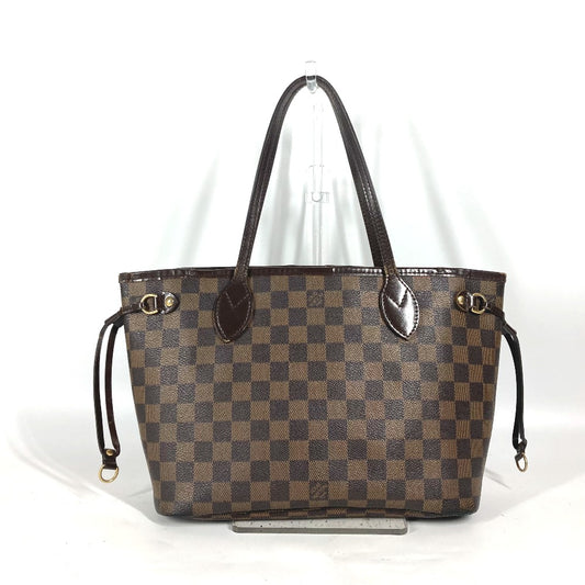 LOUIS VUITTON N41359 Damier Neverfull PM Tote Bag, Shoulder Bag, Damier Canvas, Women's, Ebene, Brown
