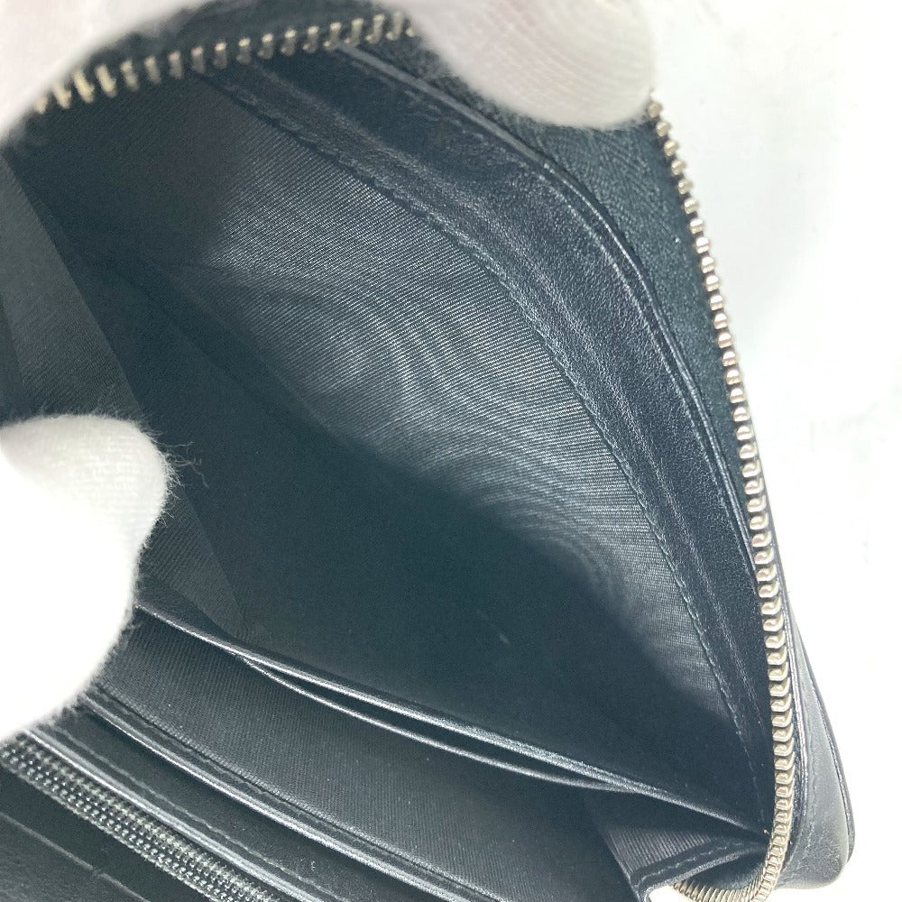 GUCCI 278635 GG マイクログッチシマ クラッチバッグ トラベルケース ロングウォレット 長財布 レザー ユニセックス ブラック - brandshop-reference