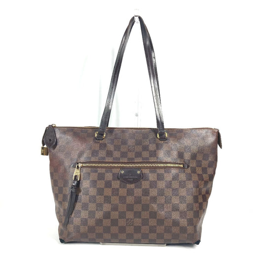LOUIS VUITTON N41013 ダミエ イエナMM 肩掛け カバン ショルダーバッグ トートバッグ ダミエキャンバス レディース エベヌ ブラウン - brandshop-reference