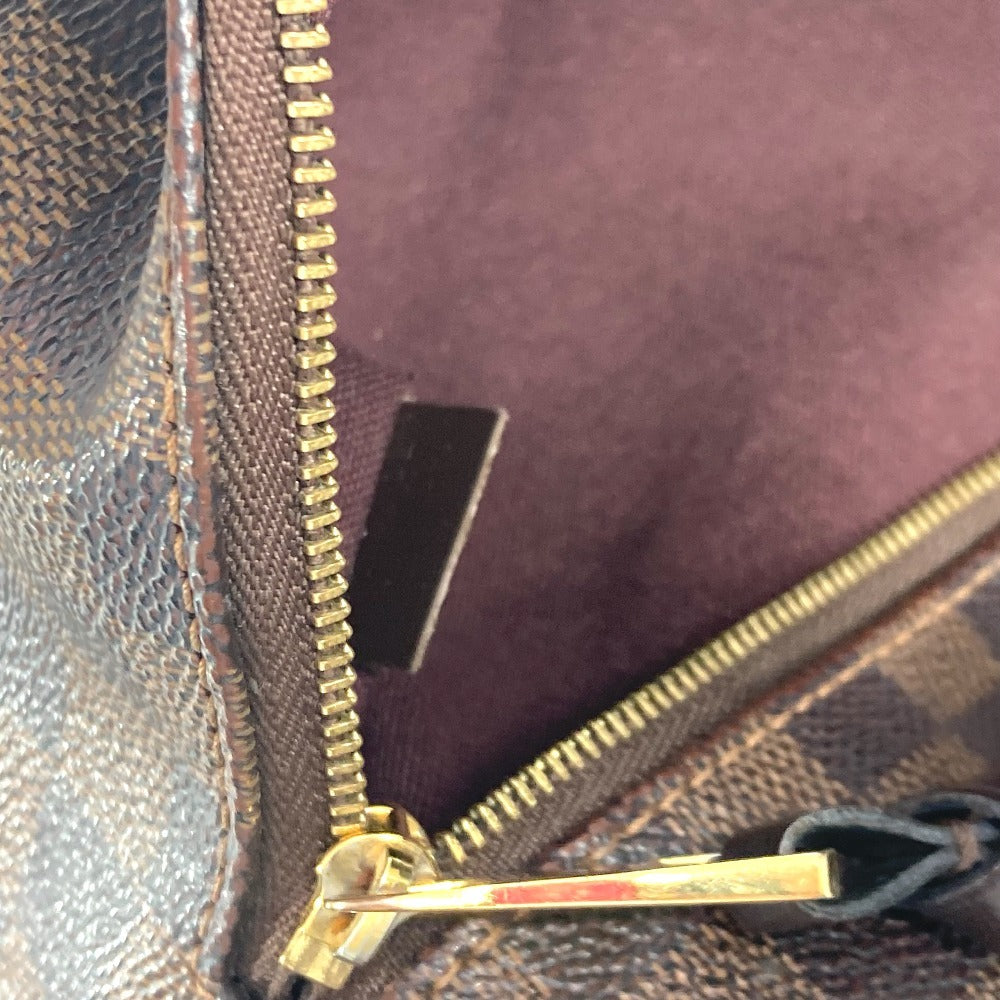 LOUIS VUITTON N41013 ダミエ イエナMM 肩掛け カバン ショルダーバッグ トートバッグ ダミエキャンバス レディース エベヌ ブラウン