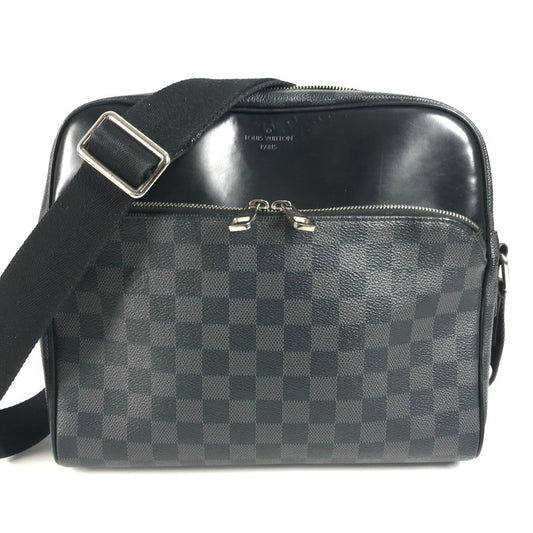 LOUIS VUITTON N41408 ダミエグラフィット デイトンPM デイトン PM カバン 斜め掛け ショルダーバッグ ダミエグラフィットキャンバス ユニセックス ブラック