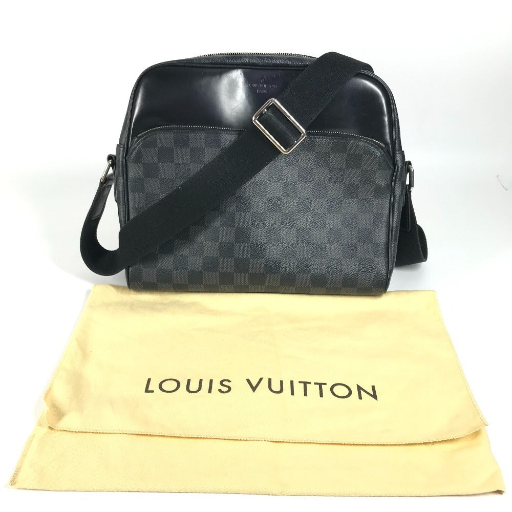LOUIS VUITTON N41408 ダミエグラフィット デイトンPM デイトン PM カバン 斜め掛け ショルダーバッグ ダミエグラフィットキャンバス ユニセックス ブラック