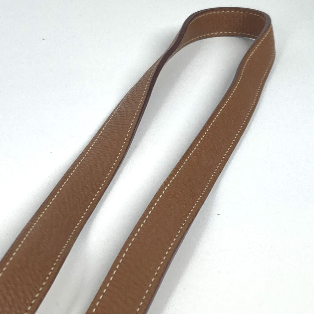 HERMES Pet Kelly Lead Dog Dog Leash Leather Unisex Brown