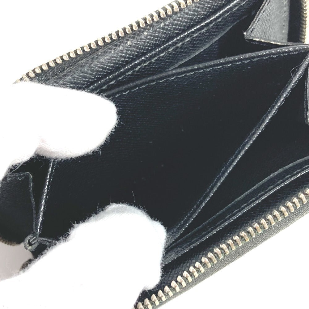 LOUIS VUITTON N63076 Damier Graphite Zippy Coin Purse Wallet Coin Purse Round Zipper Coin Case Damier Graphite Canvas Men's Black