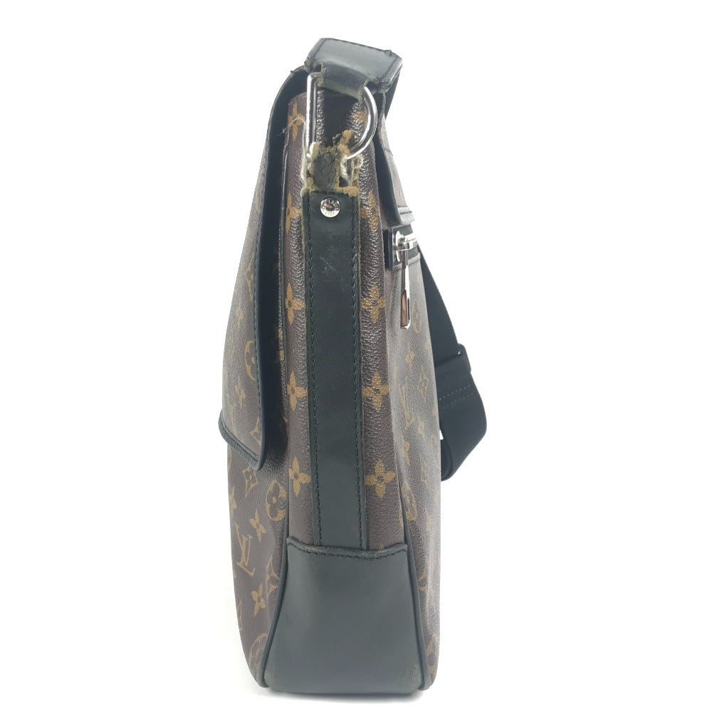 LOUIS VUITTON M40386 モノグラムマカサー バスGM バス GM カバン フラップ 斜め掛け ショルダーバッグ モノグラムマカサーキャンバス ユニセックス ブラウン