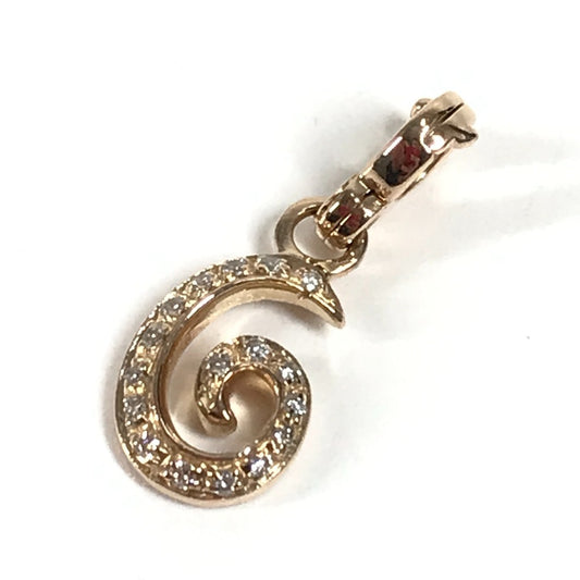 FRANCK MULLER ネックレス ジュエリー アクセサリー チョーカー タリスマン No.6 チャーム ゴールド K18 ペンダントトップ Au750 ユニセックス ピンクゴールド