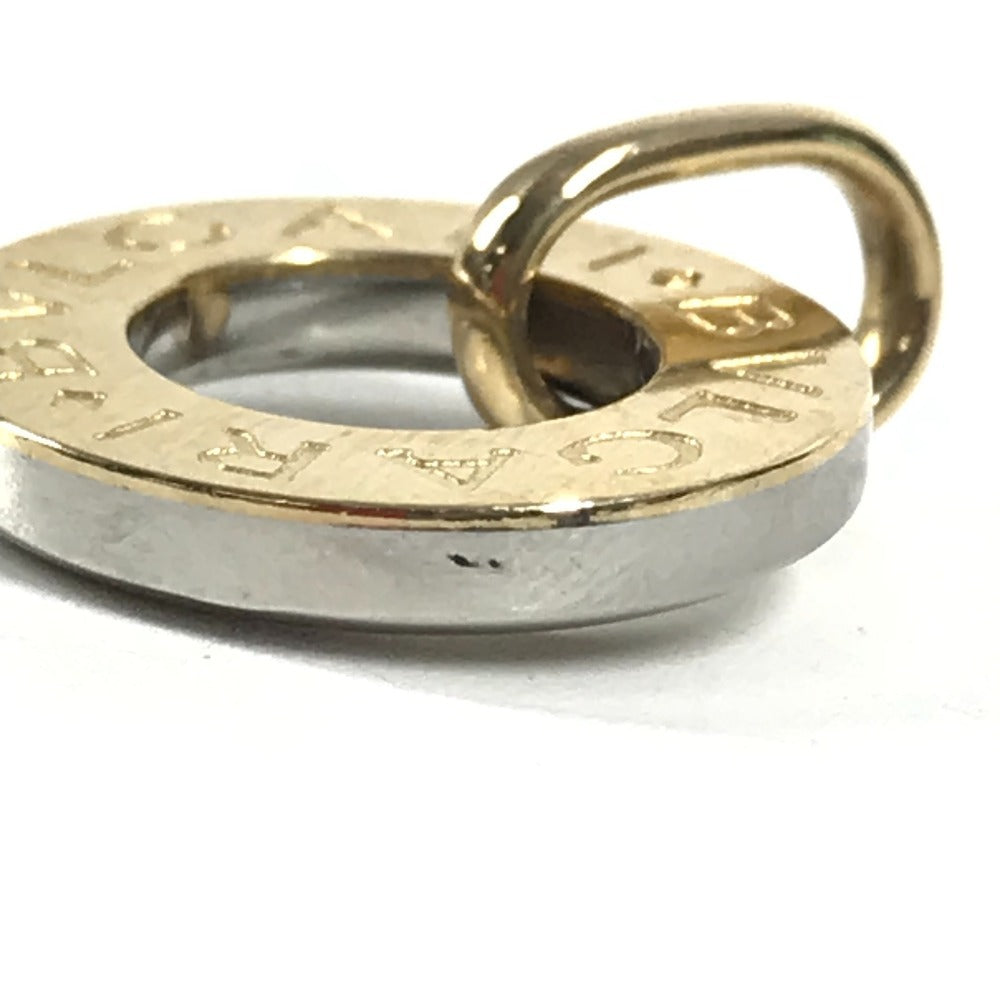 BVLGARI ネックレス ジュエリー アクセサリー チョーカー ロゴ バイカラー ゴールド K18YG ペンダントトップ K18 ユニセックス ゴールド